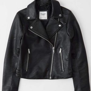 Abercrombie & Fitch Black Moto Jacket XS